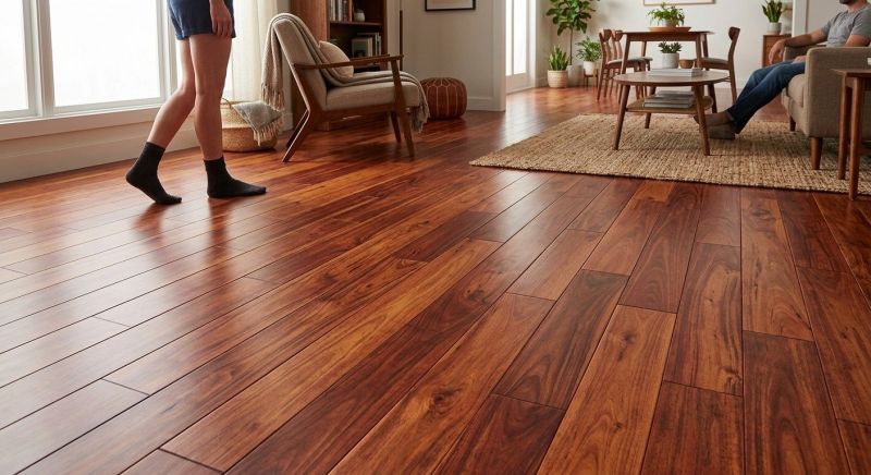 Cherry Floor Installation in Newtown, PA