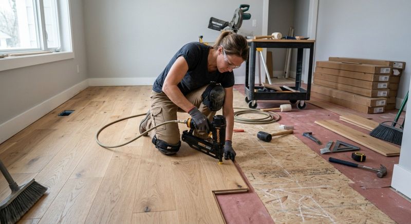 Hardwood Floor Installation in New Hope, PA