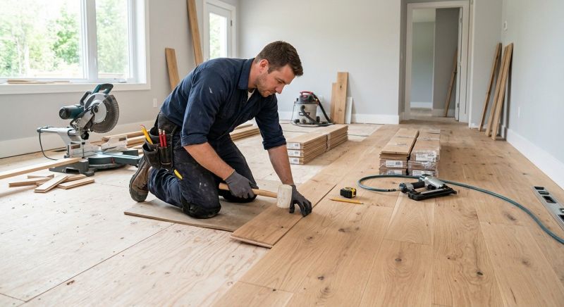 Hardwood Floor Installation in Upper Black Eddy, PA