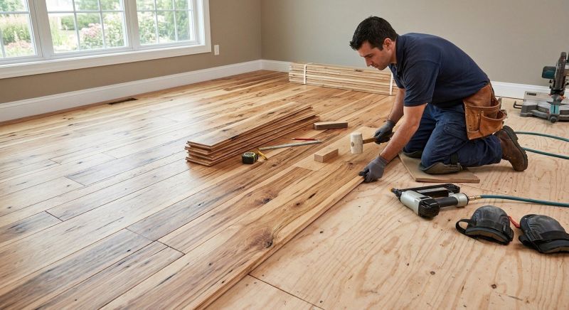 Hickory Floor Installation in Flemington, NJ