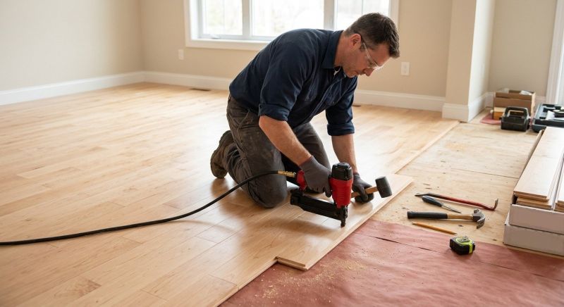 Maple Flooring Installation in Doylestown, PA