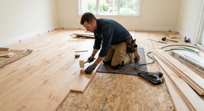 Maple Flooring Installation in Lawrence Township, NJ