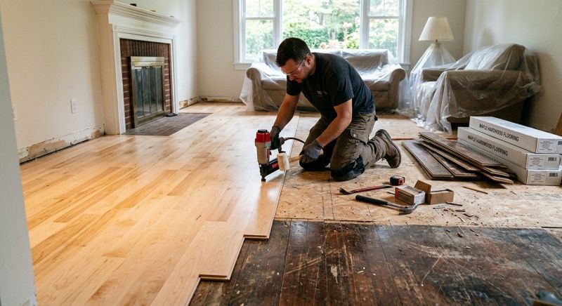 Maple Flooring Installation in Plainfield, NJ