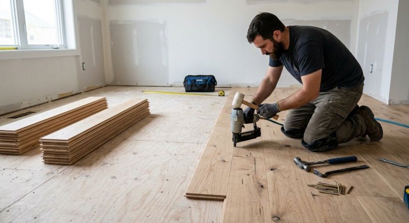 Oak Floor Installation in Gillette, NJ