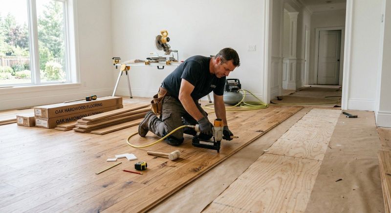 Oak Floor Installation in Gillette, NJ