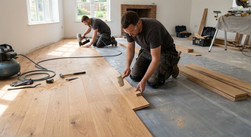 Oak Floor Installation in Hunterdon County, NJ