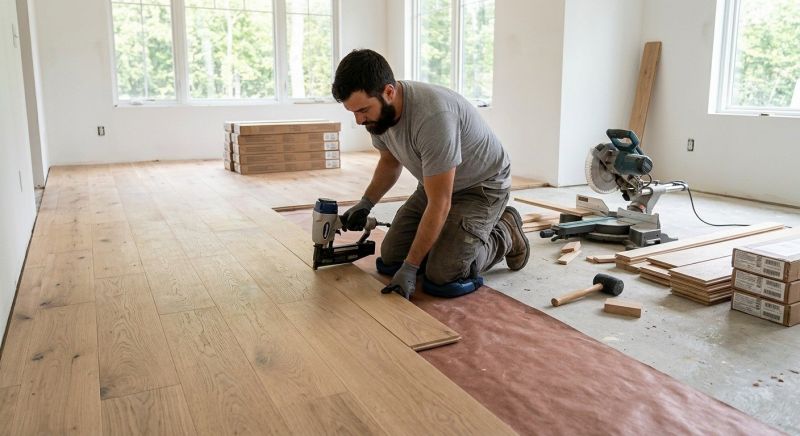 Oak Floor Installation in Flemington, NJ