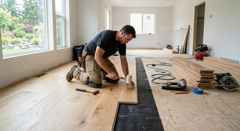 Oak Floor Installation in Middlesex County, NJ