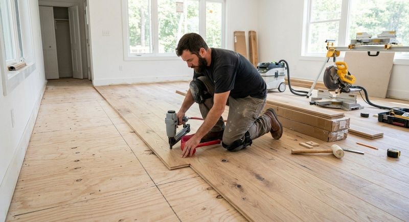 Oak Floor Installation in Stewartsville, NJ