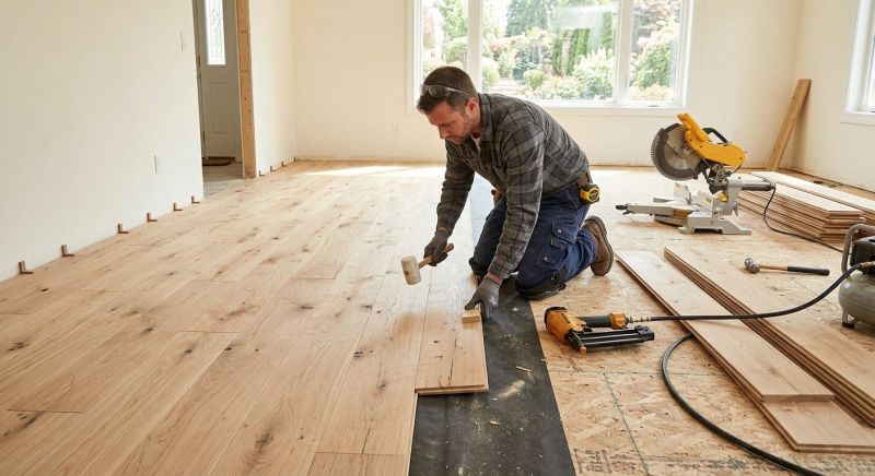 Oak Floor Installation in Warren, NJ