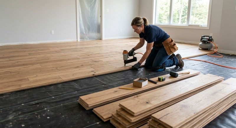 Plank Floor Installation in Flemington, NJ