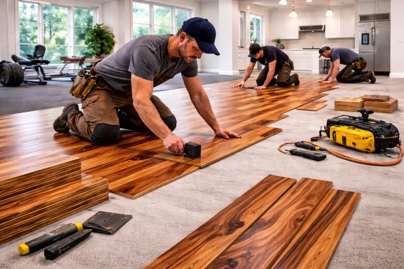 Teak Flooring Installation in Flemington, NJ