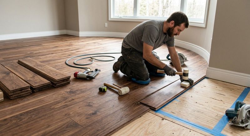 Walnut Flooring Installation in Flemington, NJ