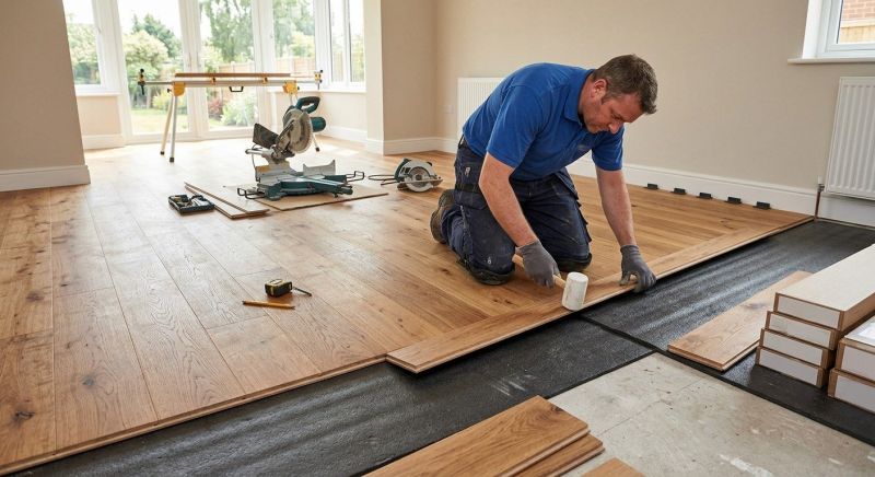 Wide Plank Floor Installation in Flemington, NJ