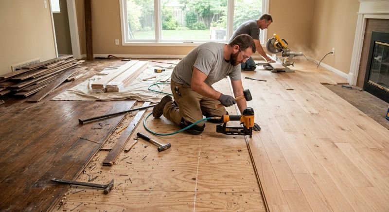 Wood Floor Replacement in Lebanon, NJ